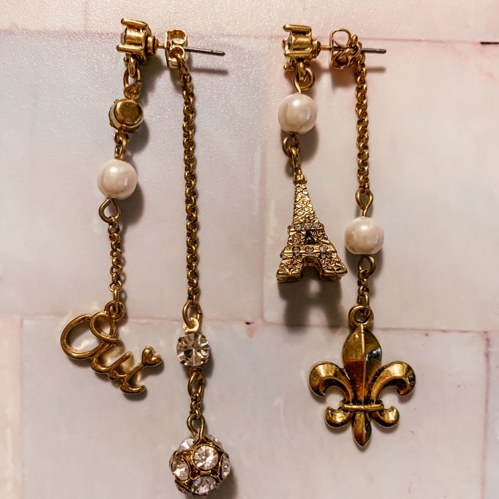 Betsey Johnson Paris Earrings